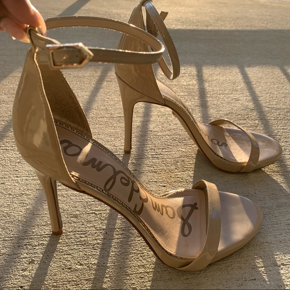 Nude Sam Edelman single sole heels